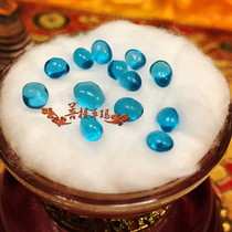 Shakyamuni transformed into a solid peacock blue 5-7mm marriage to send safflower for the stupa for 10 yuan a piece