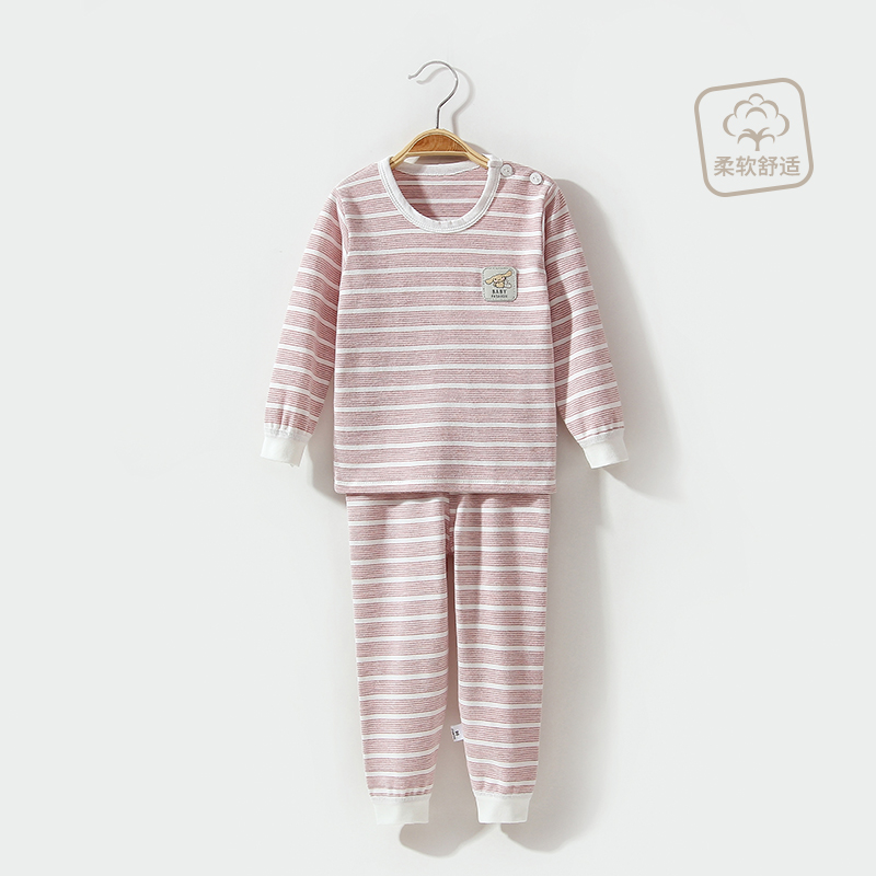 Bé quần áo mùa thu mùa thu quần bộ cotton 0-1 tuổi 3 tuổi trẻ em đồ lót bé trai bé gái pajama nhà điều hòa không khí quần áo.