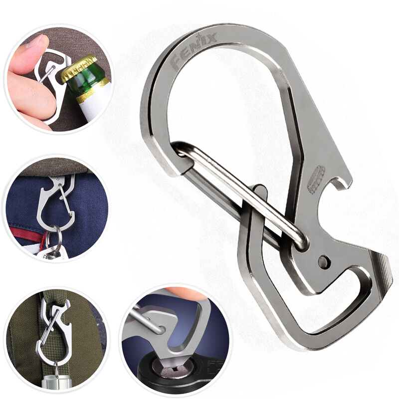 Fenix Phoenix ALB-20 hanging buckle hook bottle opener upscale titanium alloy car key button male and female
