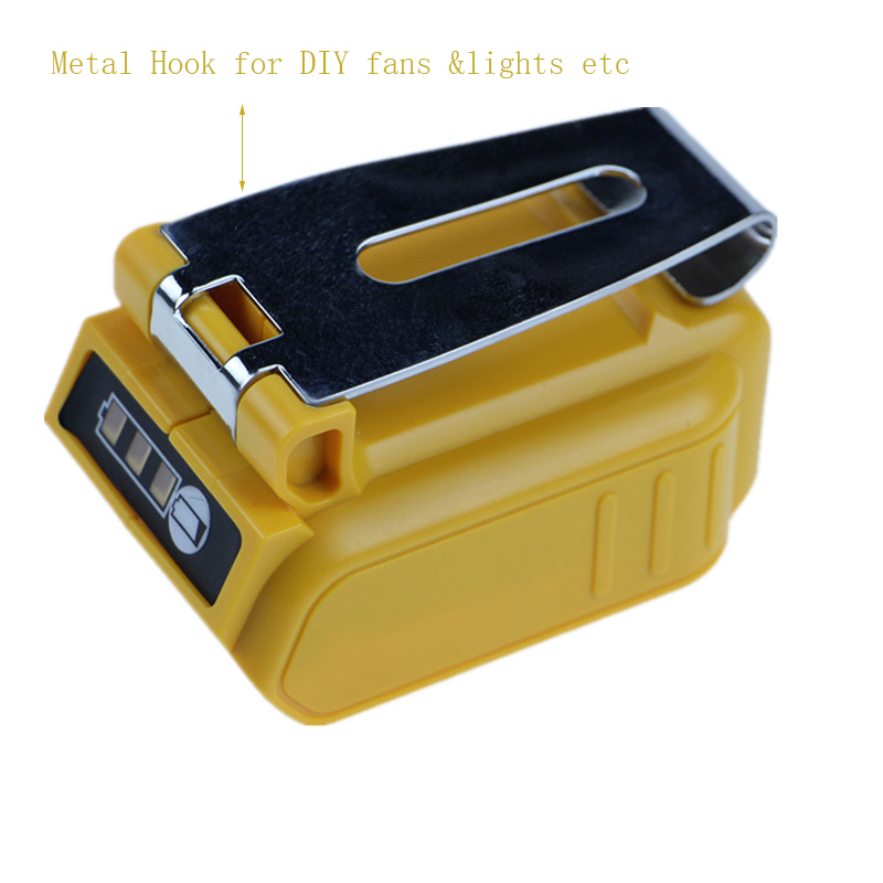 Applicable to the 18 20V lithium power replace DCB091 12V 20V Max USB