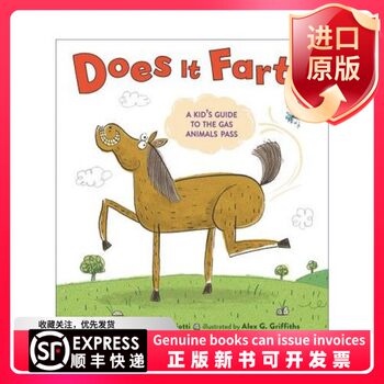 [Imported Original Books] Does It Fart? a Children's Guide to Animals That Fart - Book Selection by Booklist Magazine - Hardcover Picture Book by Nick Caruso and Dani Rabaiotti, Il