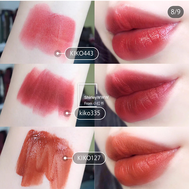 KiKO Xinpint 338448 6443335 Double Head 127 Lipstick Red New Color 337 China Custom 442445