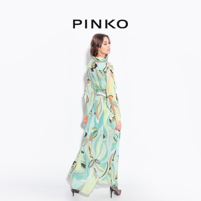 ເສື້ອຍືດຍາວຜູ້ຍິງພິມ PINKO 100109A0H9