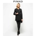 PINKO2019 mùa thu và mùa đông áo khoác nữ sọc vàng và bạc mới của phụ nữ 1G14CK7612 - Business Suit Business Suit