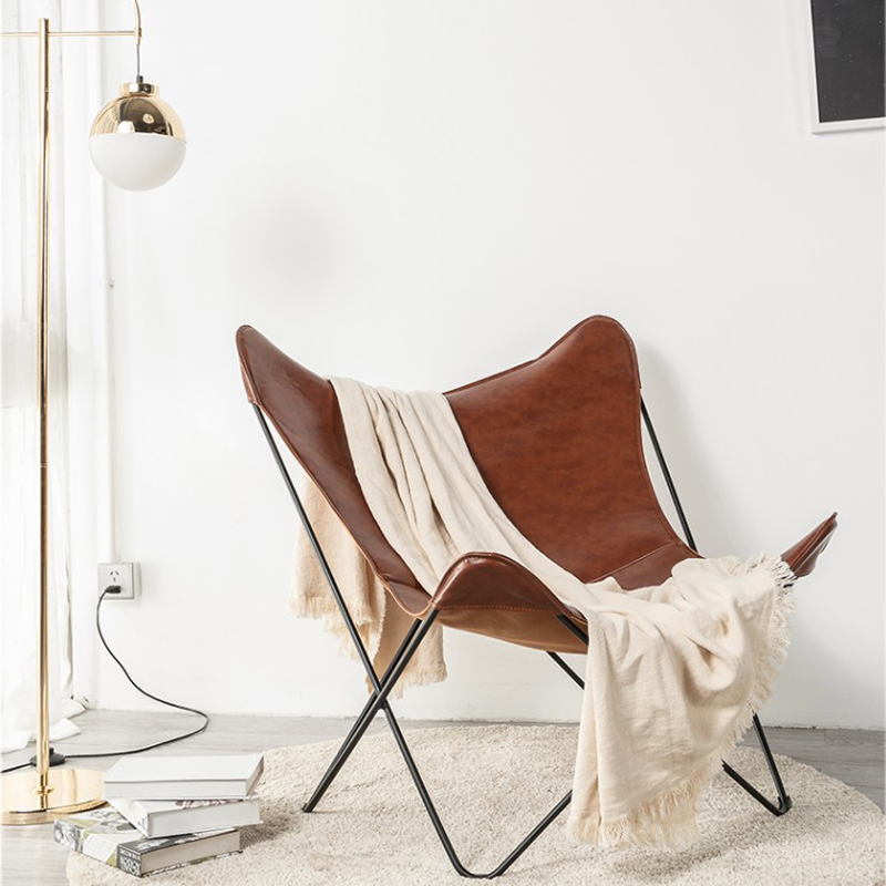 Nordic Armchair Sleeping Chair Outdoor Casual Lounge Chair Sloth Chair Creative Patio Leisure Chair Butterfly Chair Balcony Afternoon Nap Chair