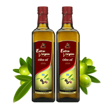 Aglis Greek original bottle imported extra virgin olive oil 750ml × 2 cold cooking cooking oil