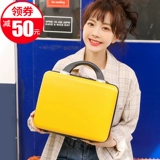 Портативная коробка, чемодан, сумка, маленький ящик для хранения для путешествий, сумка-органайзер, в корейском стиле, 14 дюймов