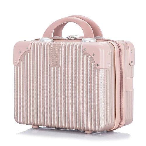 Ретро маленькая портативная коробка для путешествий, косметичка, чемодан, 14 дюймов