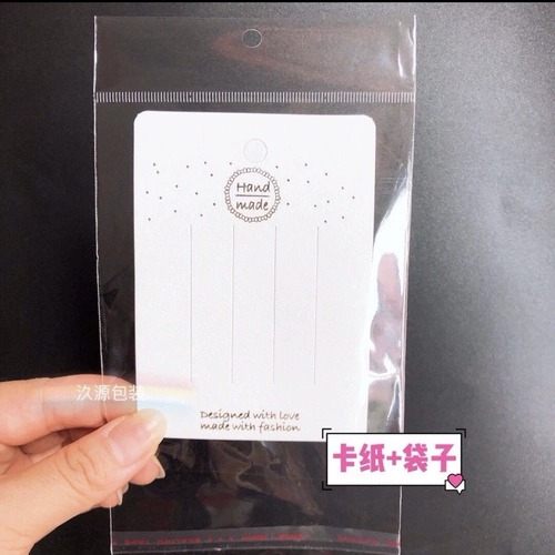 Аксессуар для волос, упаковка, карточки, заколка для волос, набор материалов, DIY