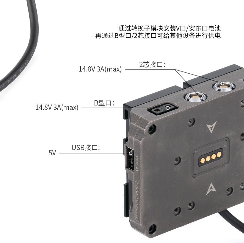 RED Komodo用Vマウント アドバンスド配電モジュール Type II RED Komodo用Vマウント アドバンスド配電モジュール Type II