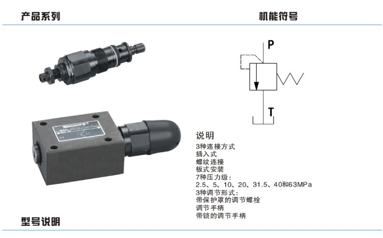 van xả áp thủy lực Van giảm áp thủy lực tác động trực tiếp DBDH6P/31.5 DBDS6P DBDH10P/31.5 DBDS10P van bi thủy lực van thủy lực mini