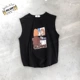 Mùa hè không tay áo thun nam in triều thương hiệu cá tính nam xu hướng hip hop gió lỏng áo vest thể thao - Áo vest cotton áo ba lỗ nam tập gym
