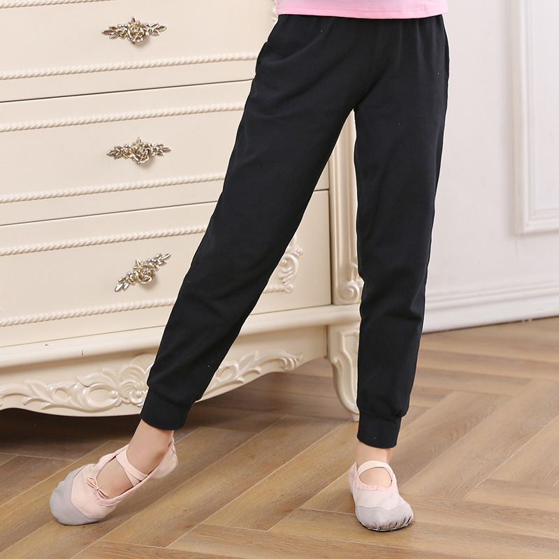 Dance Suit Children Women's Summer Practice Pants Black Body Pants Loose Girl Dance Pants Smoke Tubes Pants Kharen Pants