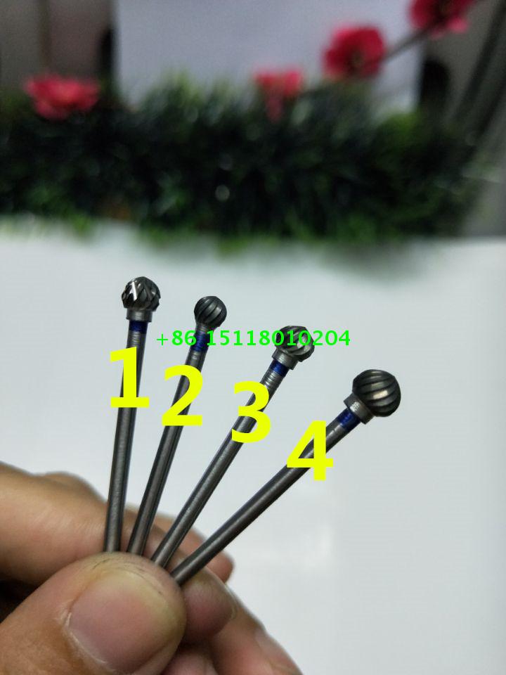 Gypsum edge neck - finishing grinding head round pineapple tungsten needle single - pattern parallel handle rod 2 35 MM mm