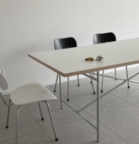 DPstudio Medieval Minimalist desk Stainless Steel Rectangular Table Blogger with the conference Table Bauhaus