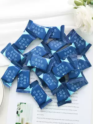 Compression towel disposable cotton wash towel women 20 portable cleansing small square towel travel towel Net red compressed towel