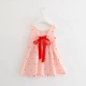 Cô gái mùa hè váy công chúa trẻ em váy địu trẻ em 2020 baby cherry in cotton vest váy - Váy