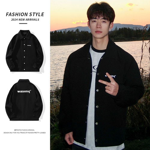 Мужская летняя куртка для отдыха, джинсовая рубашка, весенняя бейсбольная форма