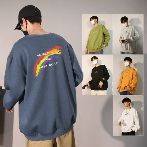 Tide, утепленная брендовая трендовая демисезонная куртка для влюбленных, круглый воротник