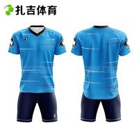 SJ20415 Blue Top + темно -синие шорты