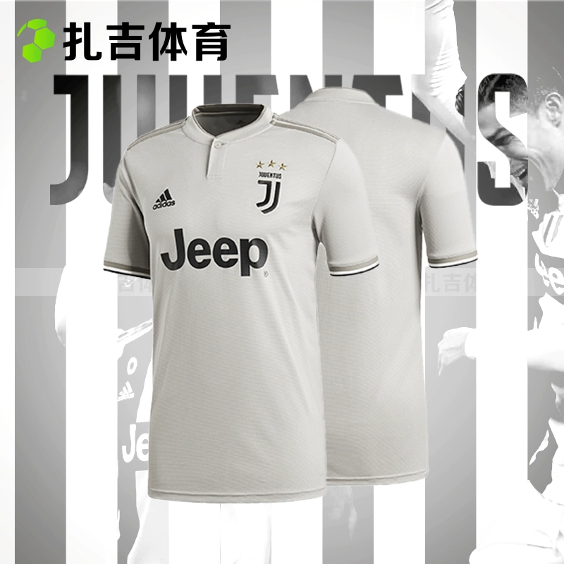 Zagi Sports Adidas Juventus mùa 18-19 sân bóng áo thể thao áo ngắn tay áo CF3488 - Bóng đá