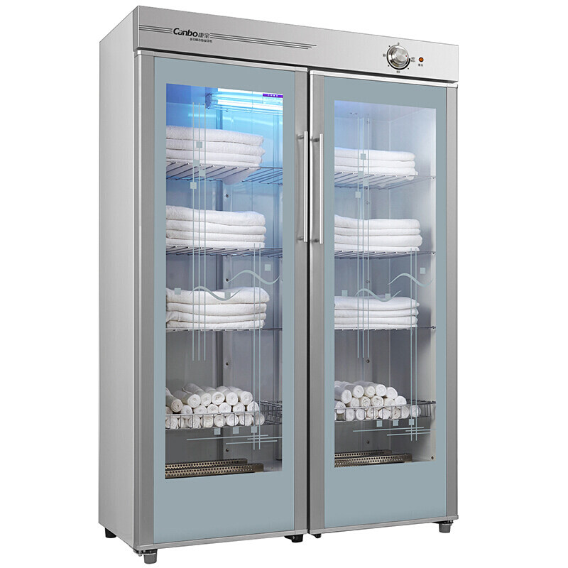 Canbo GPR700A-2Y (1)Double door commercial towel cabinet Clothes bath towel beauty vertical large capacity