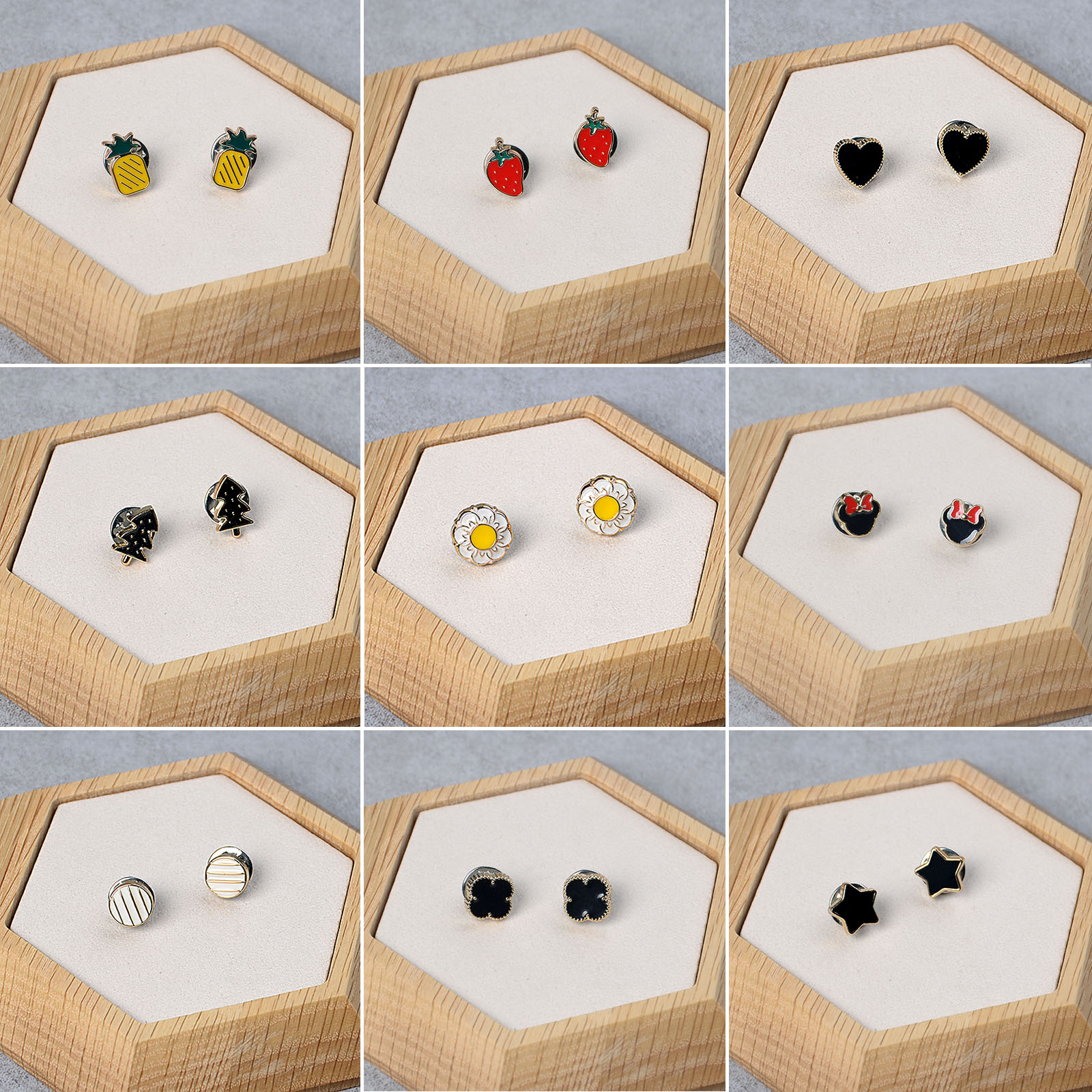 South Korea's Xiaoxiangfeng anti-glare brooch corsage cartoon cardigan neckline pin buckle needle wool clothes accessories accessories female