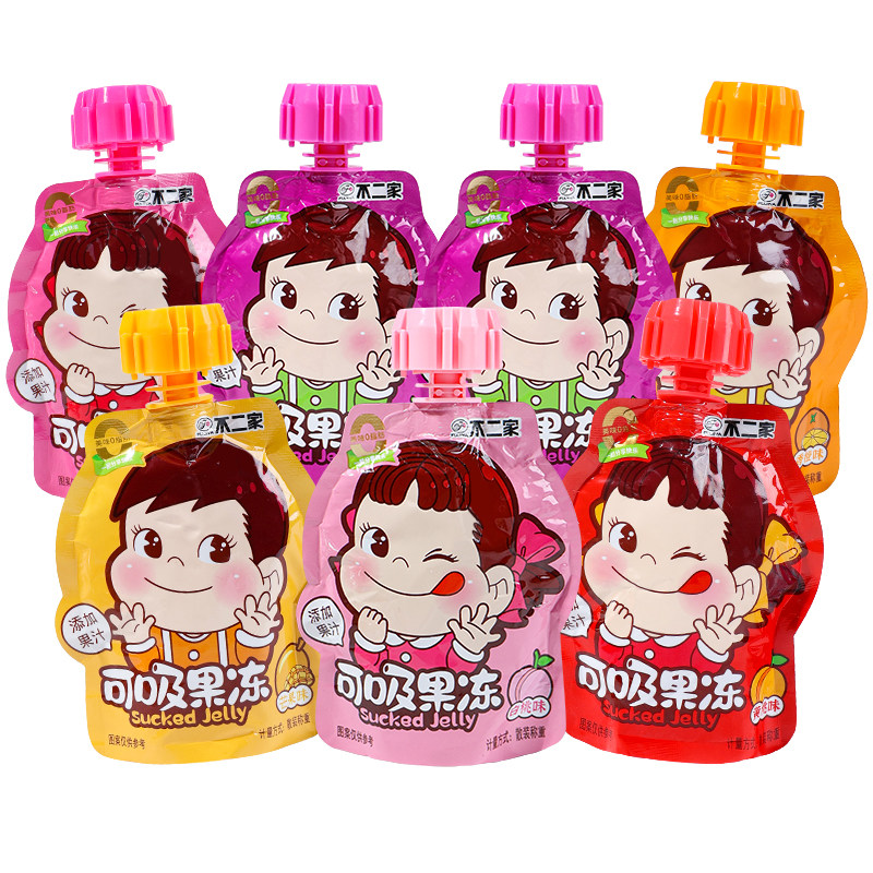 Fujiya Suckable Jelly 30 Packs Bulk Wedding Souvenir Gift Box Special Suckable Jelly Children's Day Snacks
