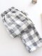 Flannel pajama pants for men in winter plus velvet thickened warm large size trousers warm pants autumn and winter coral velvet home pants