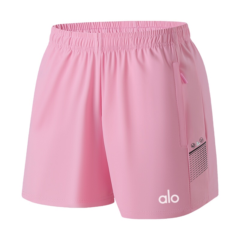 Sports Shorts for Women, Summer Fitness Running Loose Pants, Women's Ice Silk Breathable Quick-Dry Shorts, Three-Quarter Length Shorts for Playing Ball