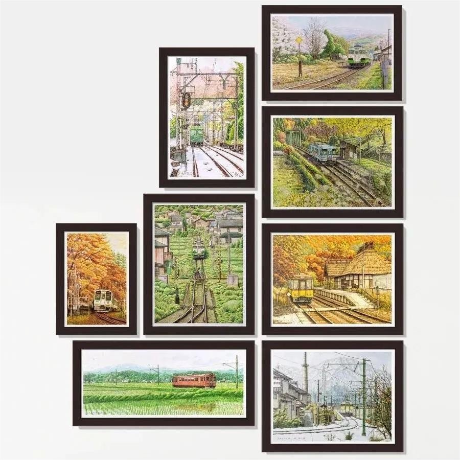 3D-JP landscape illustration 1200 plastic puzzle couples gift Matsumoto Background H2377 3djp