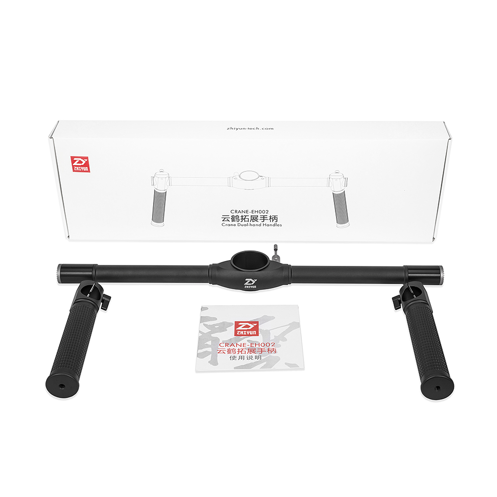 zhiyun dual-hand-held expansion handle for yunhe plus gimbal stabilizer accessories