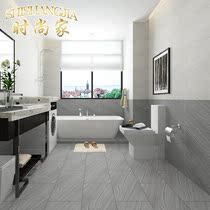 Simple gray antique brick 300X600 kitchen tile bathroom wall tile matte non-slip toilet all porcelain floor tile