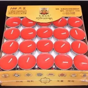 100 4-hour ghee candles 1 hour 2 for Buddha candles 8 hours ghee lamp plant ghee