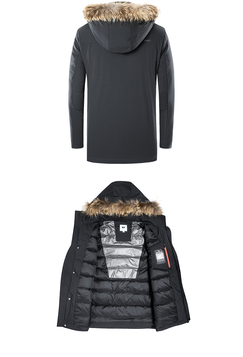 七匹狼 19冬季新款 杜邦三防面料 男 多口袋猎装风 防风羽绒服 抗-5~10℃ 图15