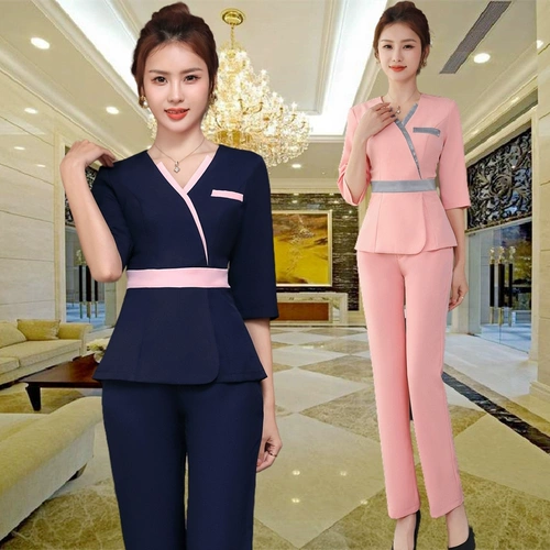 Мастер красоты костюм музей здоровья униформа осень и зимний купальный терапевт, рабочее обслуживание, отель Saunader Massage Gong Jie Girl