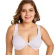 Ai Lan khóa trước áo ngực cỡ lớn nữ béo mm200 kg full cup siêu mỏng đồ lót vô hình bra ngực lớn cup