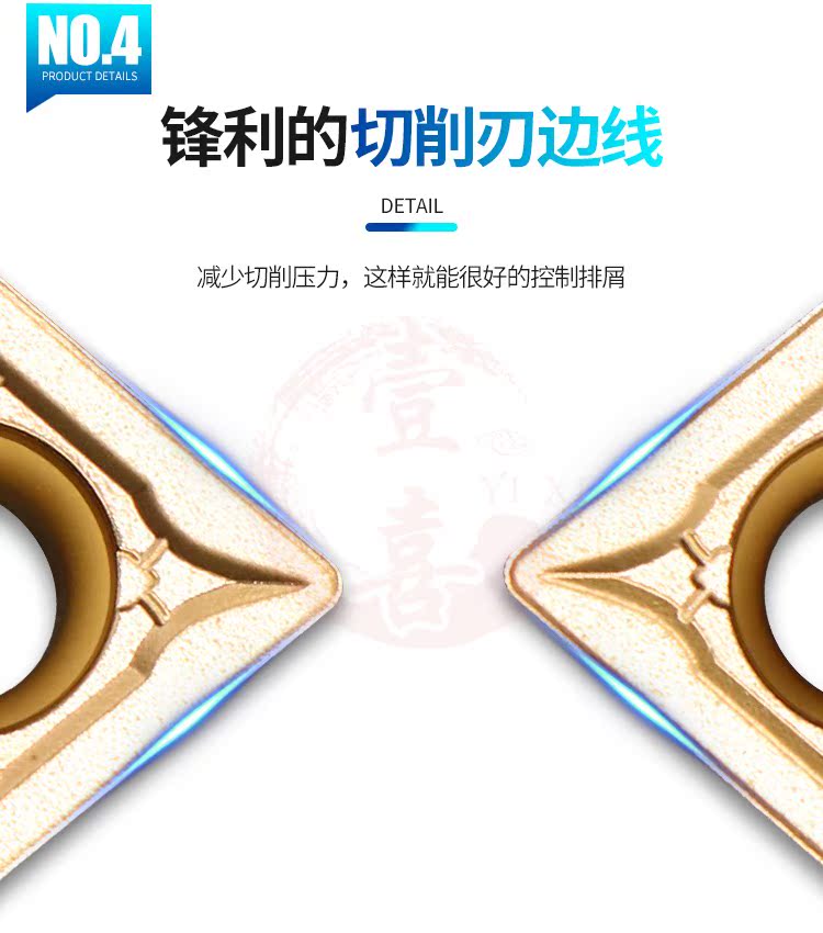 mũi khoan gỗ tròn Công cụ cắt CNC Nhật Bản Công cụ cắt lưỡi quay xe CCMT120404 120408GK-CA5525 mũi khoét inox