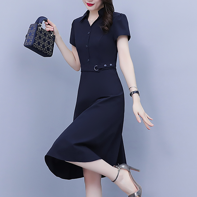 Brand Chiffon Dress for Women, Summer 2026 New Style, Plus Size, Petite, Elegant, Stylish, Waist-Cinching Summer Dress