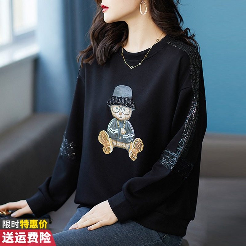 Long-sleeved T-shirt women's early spring and autumn season 2022 new explosive European goods foreign atmosphere beautiful high-end undershirt tops