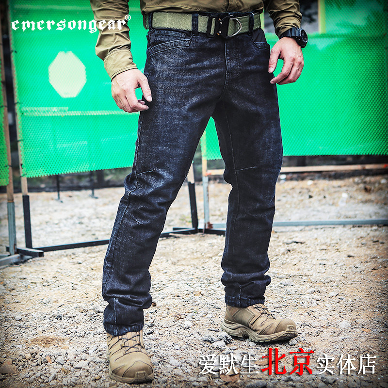 Emerson EMERSON high-end tactical pants denim trousers slim men's four seasons jeans EMB9465 Beijing