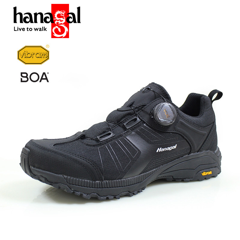 Hugo HANAGAL research dragon outdoor shoes combat shoes V bottom Boa quick buckle low-top tactical men's and women's shoes 23342B