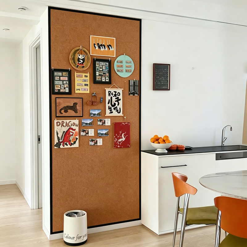 Felt Board Wall Stickers with Edging, Cork Board Display Board, Photo Wall, Living Room Wall Decoration, White Wall Cover-Up Felt Board Wall Stickers with Edging, Cork Board Display Board, Photo Wall, Living Room Wall Decoration, White Wall Cover-Up