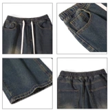 Летние тонкие джинсы, штаны, в американском стиле, свободный прямой крой, осенние