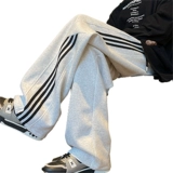 Летние тонкие штаны для отдыха, в американском стиле, свободный прямой крой