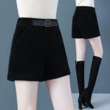 Демисезонные штаны, приталенные водонепроницаемые бархатные леггинсы, 2020 года, высокая талия, свободный прямой крой, оверсайз