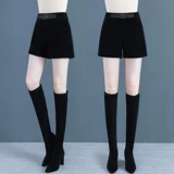 Демисезонные штаны, приталенные водонепроницаемые бархатные леггинсы, 2020 года, высокая талия, свободный прямой крой, оверсайз