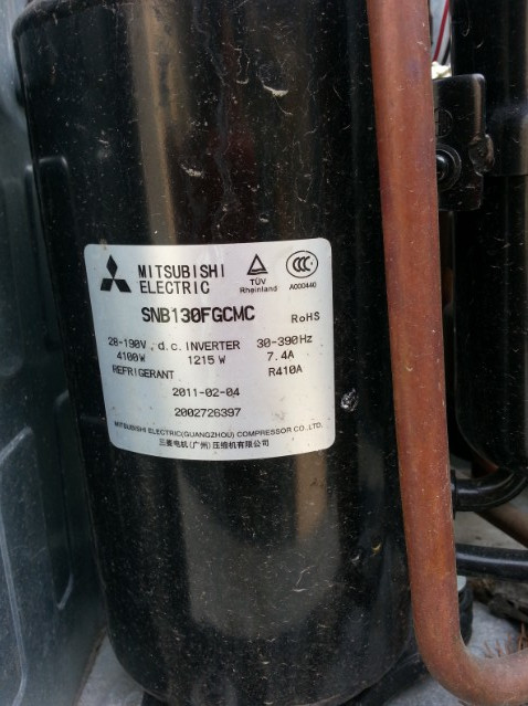 Brand new SNB130FGCMC original fitted Mitsubishi Electric Air conditioning SNB130FGCMC-L1 Variable frequency compressor