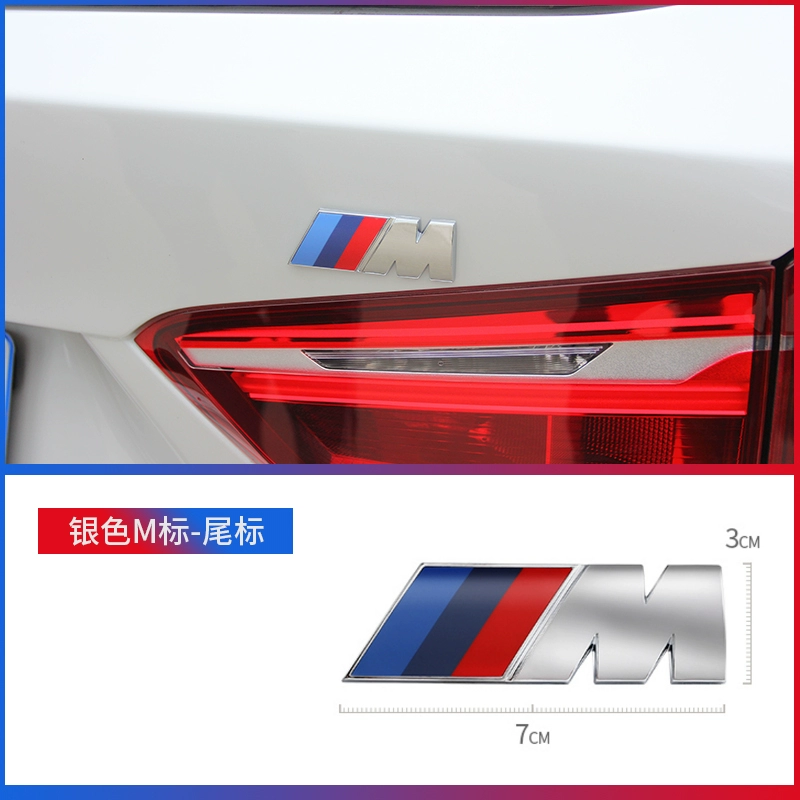 gioăng cửa nhôm kính Logo xe BMW mới m tiêu chuẩn bên chắn bùn tiêu chuẩn X1X3X5X6 3 series 5 series 7 series nhãn dán m logo sửa đổi nhãn đuôi cốp nóc oto gạt mưa ô tô loại nào tốt 