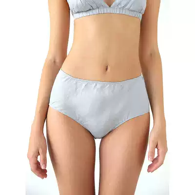 Chen Xiaoman linen panties women's high waist seamless French sexy hip-raising briefs antibacterial comfortable breathable shorts